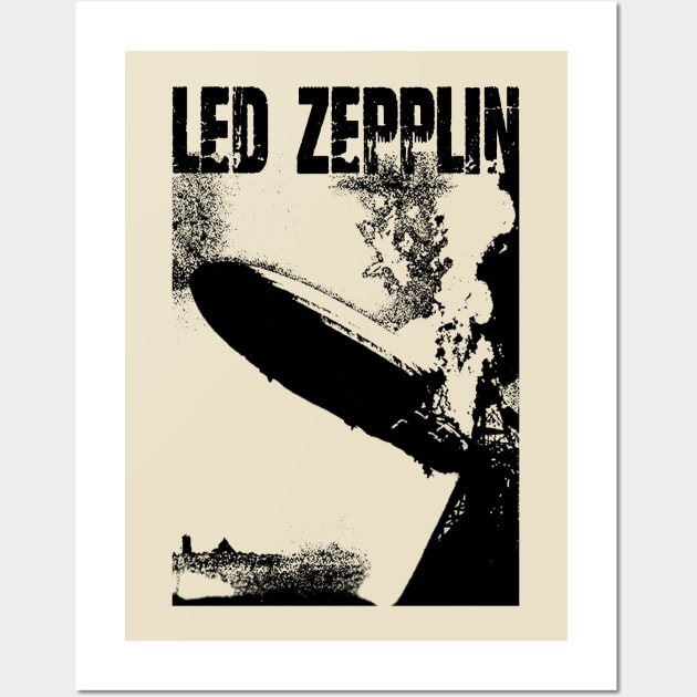 Vintage - Led Zepplin Wall Art by SurePodcast